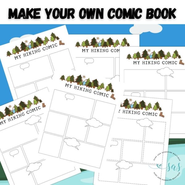 Make your own comic book printable