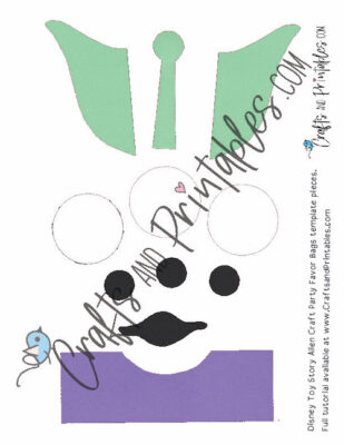 Toy Story Alien Party Favor Bag Craft » Crafts And Printables Shop