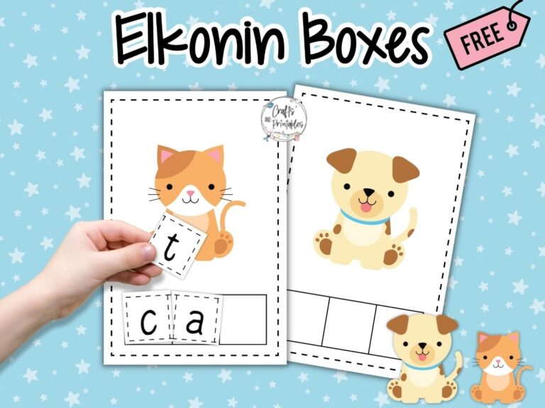 Elkonin Boxes Printables Free