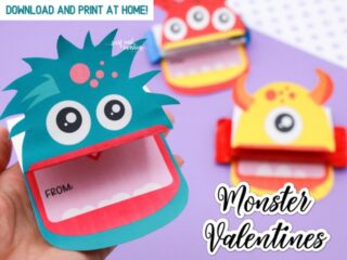 Etsy Monster Big Mouth Valentines